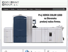 Tablet Screenshot of copy-print.sk