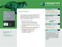 Tablet Screenshot of copy-print.ch